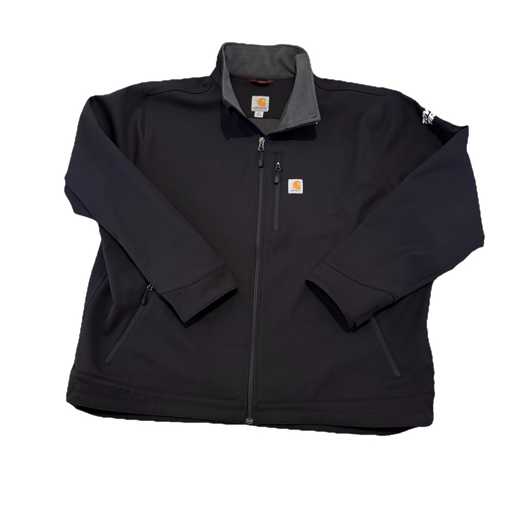 Carhartt Relaxed Heavweight Softshell Rain Defender Full Zip Jacket Black‎ 3XL